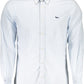 Elegant White Cotton Long Sleeve Shirt
