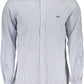 Elegant White Narrow Fit Long Sleeve Shirt