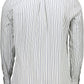 Elegant White Cotton Button-Down Shirt