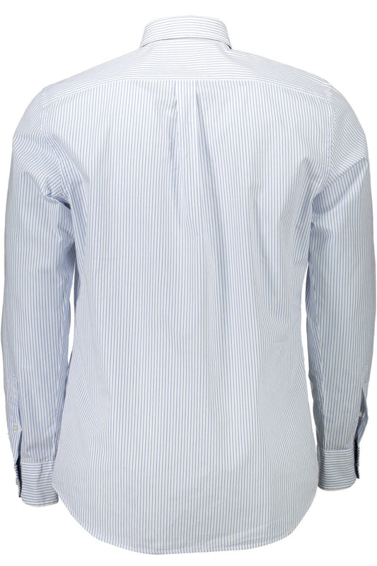 Elegant White Button-Down Organic Cotton Shirt