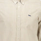 Elegant White Cotton Long Sleeve Shirt
