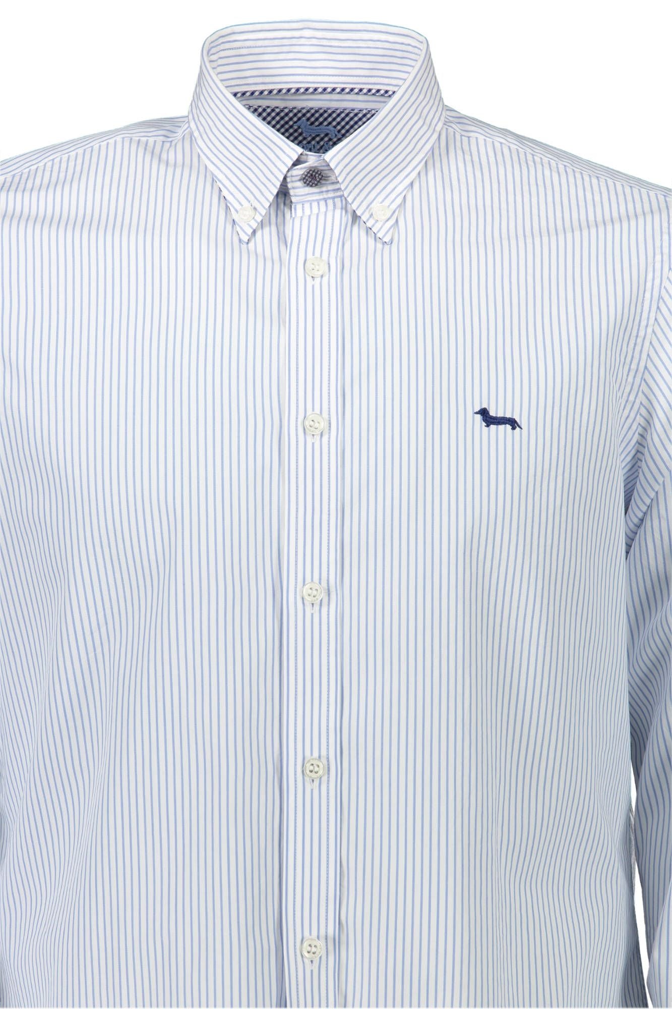 Elegant White Button-Down Organic Cotton Shirt