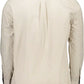 Elegant White Cotton Long Sleeve Shirt