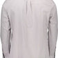 Elegant White Cotton Long Sleeve Shirt