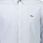 Elegant White Cotton Button-Down Shirt
