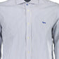 Elegant White Narrow Fit Long Sleeve Shirt