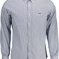 Elegant Blue Organic Cotton Shirt for Men