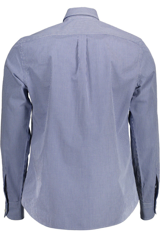 Chic Blue Organic Cotton Men's Shirt