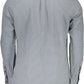 Elegant Blue Regular Fit Long Sleeve Shirt
