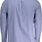 Elegant Organic Cotton Blue Shirt for Men