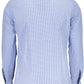 Elegant Slim-Fit Blue Cotton Shirt