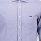 Elegant Blue Narrow Fit Cotton Shirt