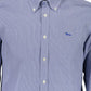 Elegant Blue Organic Cotton Shirt