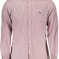 Elegant Purple Narrow Fit Shirt with French Collar