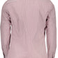 Elegant Purple Narrow Fit Shirt with French Collar