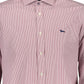 Elegant Purple Narrow Fit Shirt with French Collar