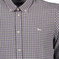 Elegant Purple Cotton Long Sleeve Shirt