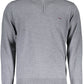 Elegant High Neck Wool Sweater with Half Zip