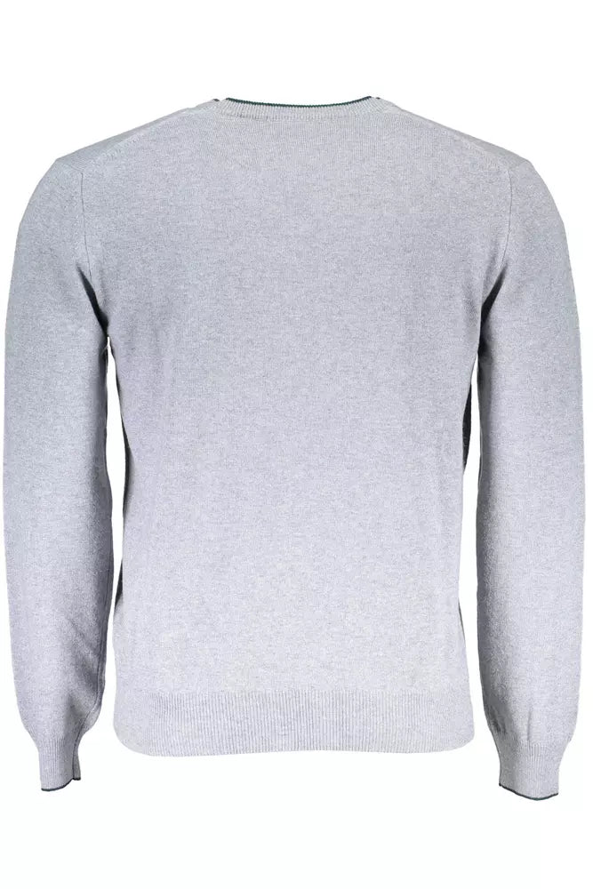 Elegant V-Neck Wool-Blend Sweater