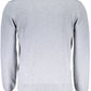 Elegant V-Neck Wool Sweater in Gray