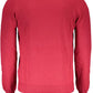 Elegant Red Wool-Cashmere Blend Sweater