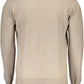 Beige Wool Crew Neck Luxury Sweater