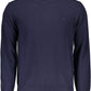 Elegant Blue Wool-Cashmere Sweater