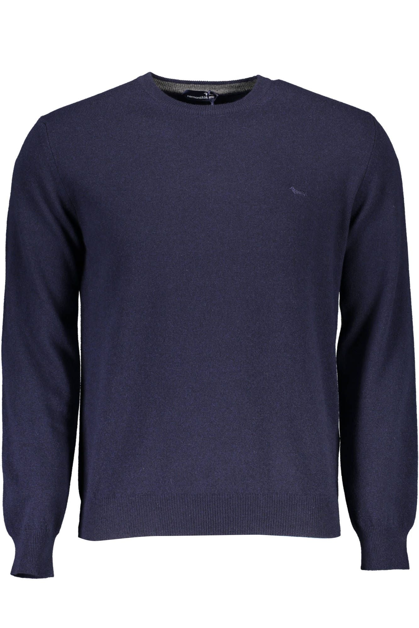 Elegant Blue Wool-Cashmere Sweater