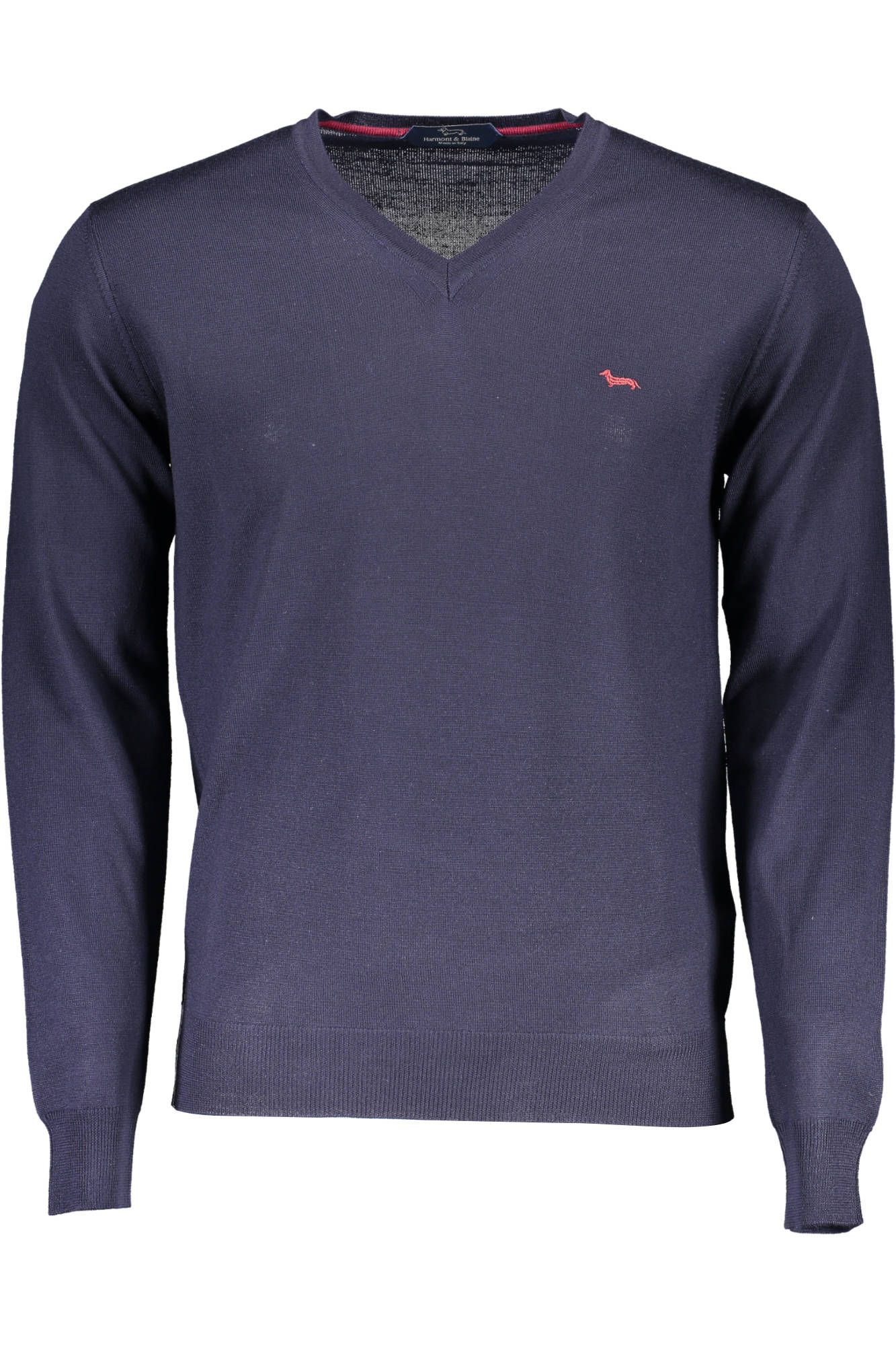 V-Neck Woolen Sweater in Royal Blue