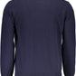 Elegant Blue Wool-Cashmere Sweater