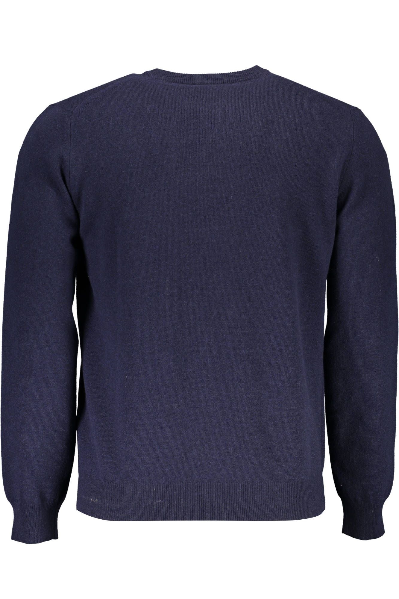 Elegant Blue Wool-Cashmere Sweater