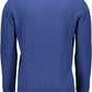 Elegant Blue Cashmere Blend Sweater