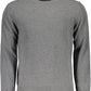 Elegant Gray Wool-Cashmere Men's Sweater