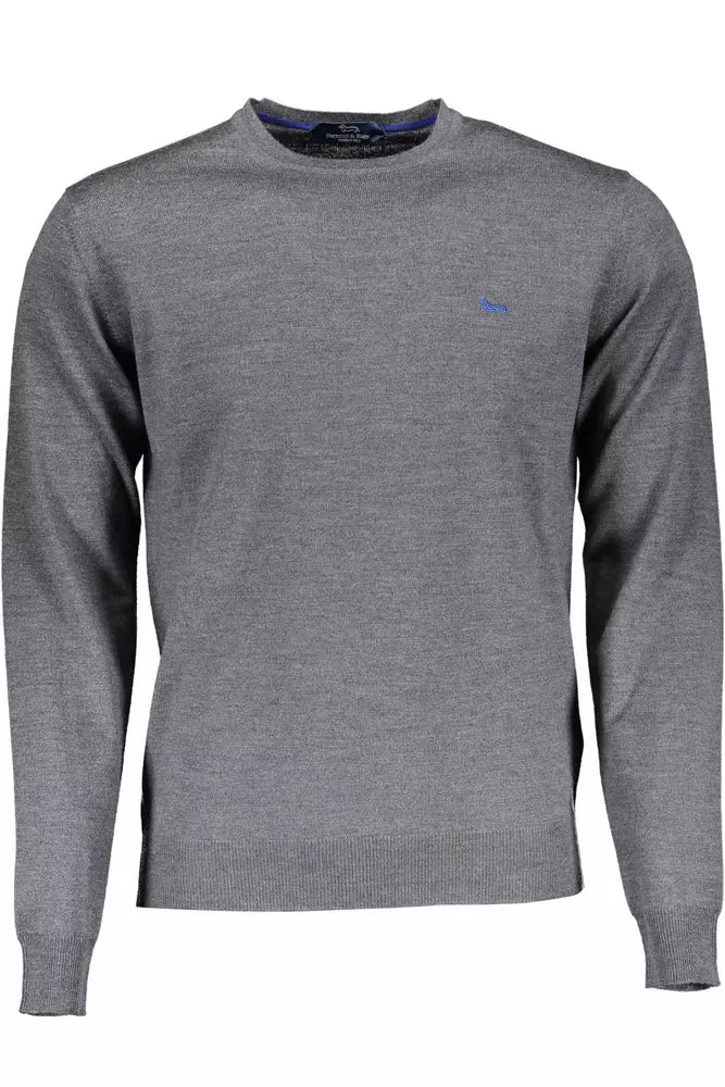 Elegant Woolen Men's Round Neck Sweater