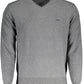 Elegant V-Neck Cotton Sweater