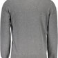 Elegant Gray Wool-Cashmere Men's Sweater