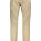 Elegant Beige Slim-Fit Trousers