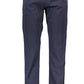 Sleek Narrow Fit Blue Trousers