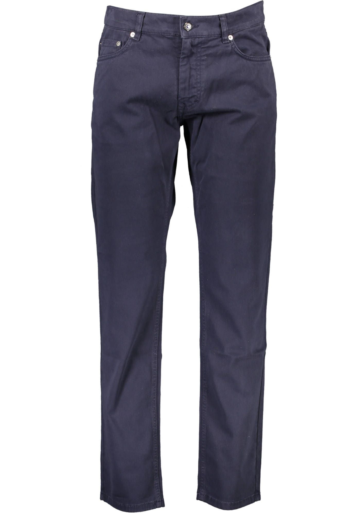 Sleek Narrow Fit Blue Trousers