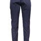 Sleek Narrow Fit Blue Trousers