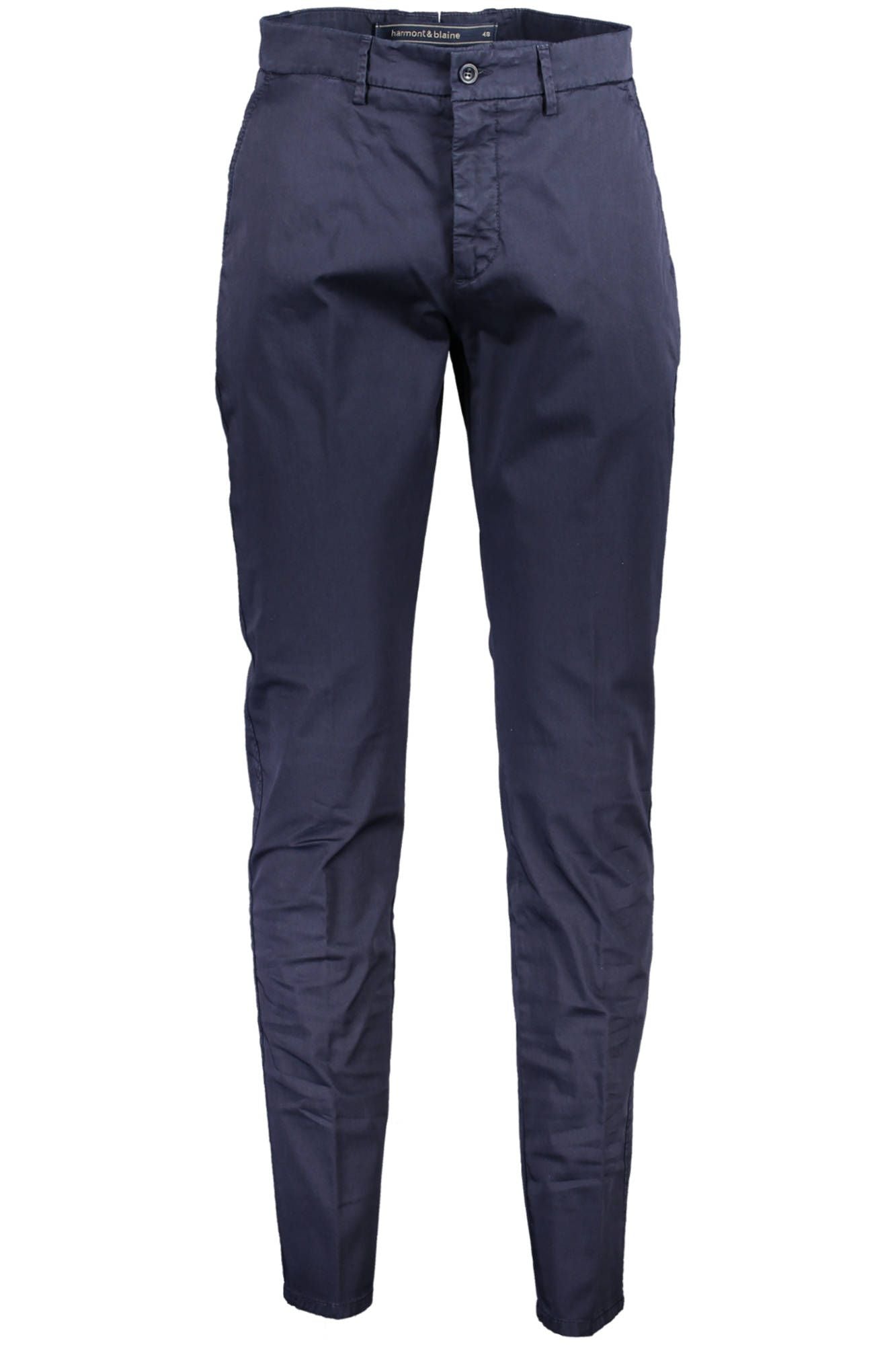 Sleek Narrow Fit Blue Trousers