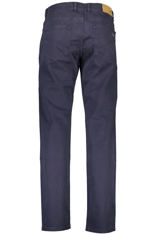 Sleek Narrow Fit Blue Trousers