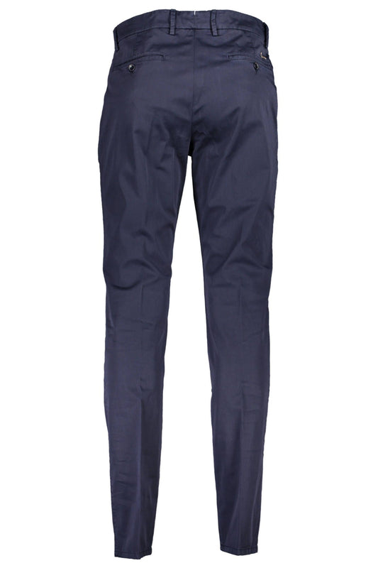 Sleek Narrow Fit Blue Trousers