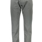 Sleek Gray Narrow Fit Trousers
