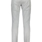 Chic Gray Trousers with Subtle Stretch