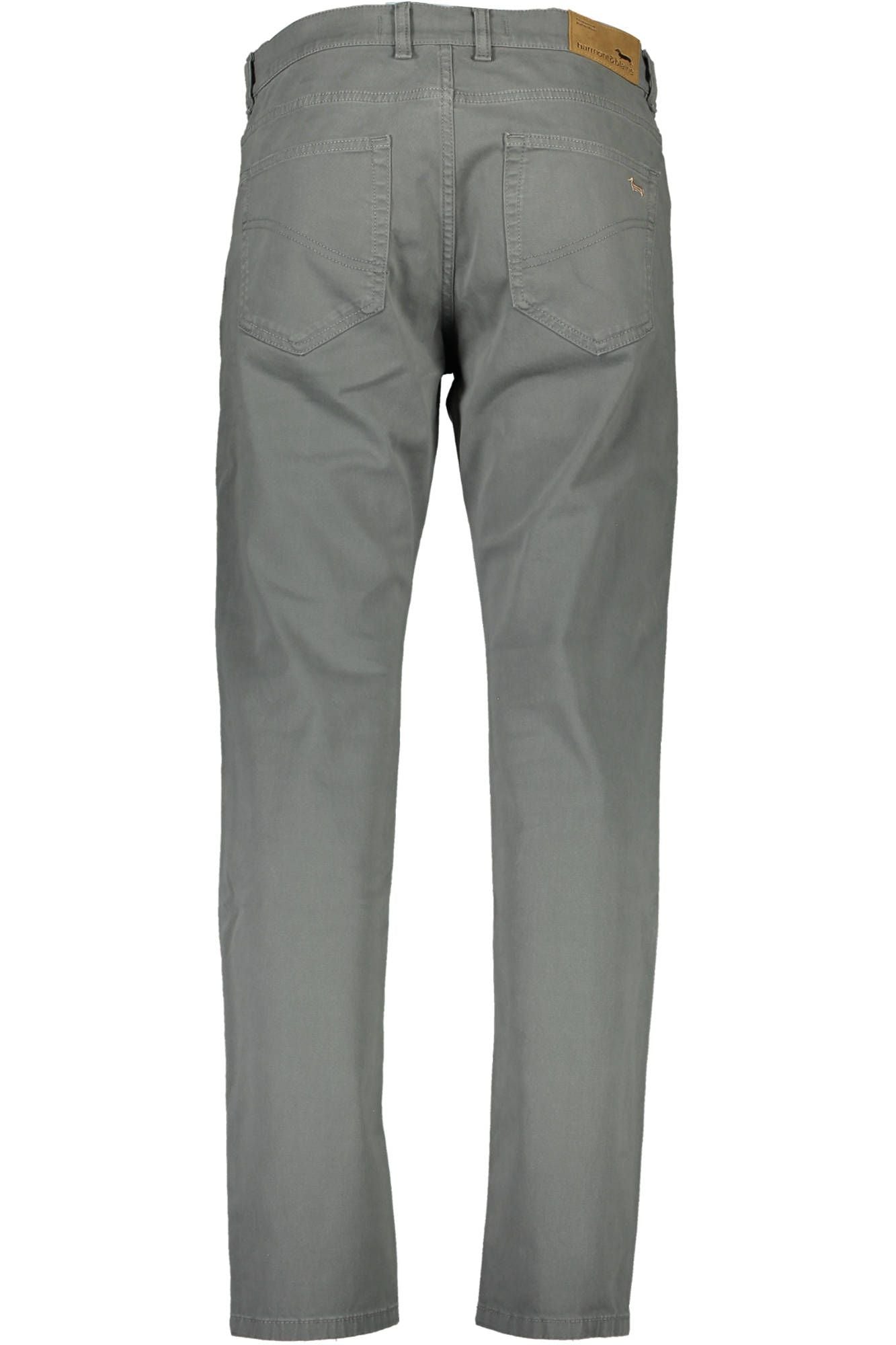 Sleek Gray Narrow Fit Trousers