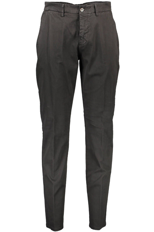 Elegant Narrow Fit Black Trousers