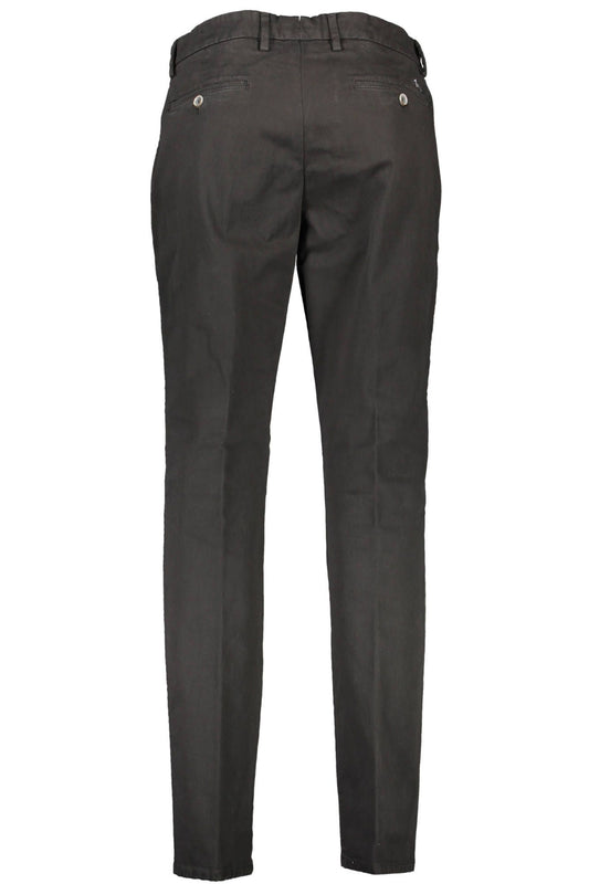 Elegant Narrow Fit Black Trousers