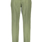Chic Green Narrow Fit Tailored Trousers