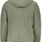 Emerald Elegance Men's Puffer Jacket